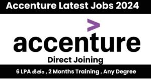 Accenture Latest Jobs 2024