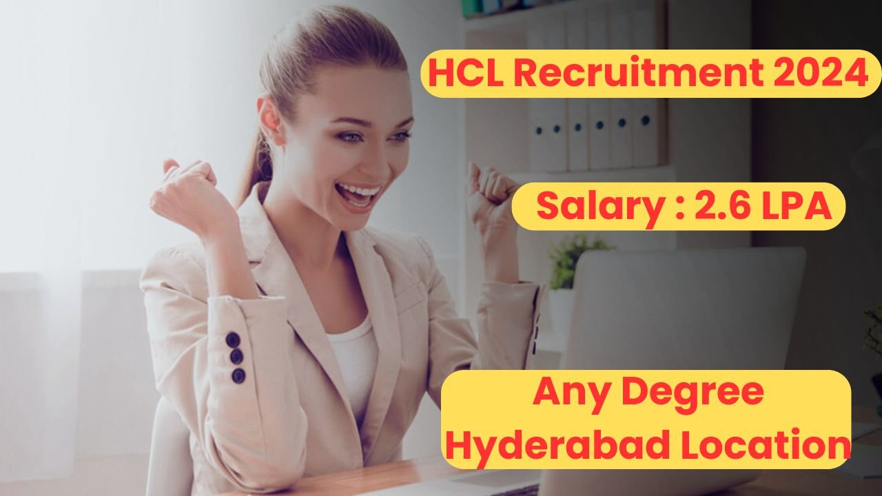 HCL Recruitment 2024