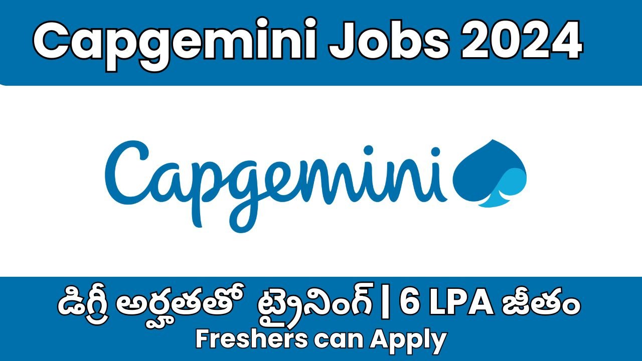 Capgemini Jobs 2024