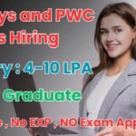 Infosys and PWC is Hiring