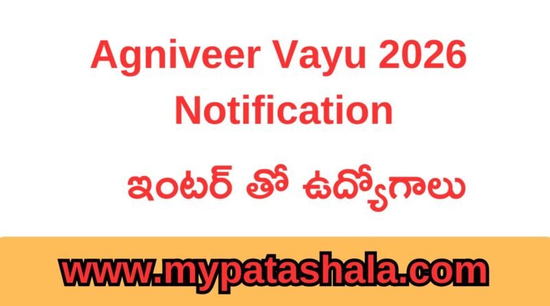 Agniveer Vayu 2026 Notification